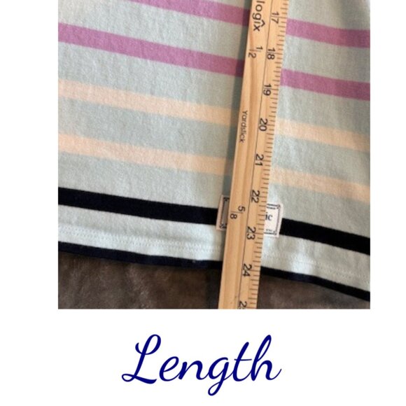 Talbot Women’s Striped Cotton Top Size 2XP - Picture 5 of 5